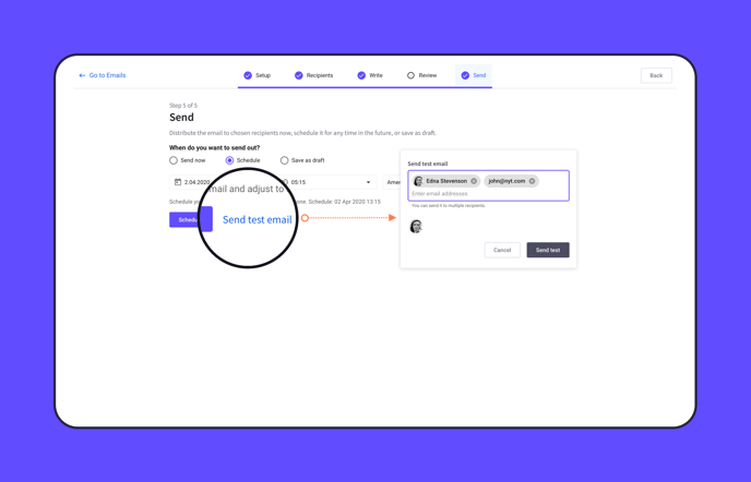 04-Indigo-SendTestSchedule