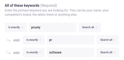 all of these keywords multiple keywords instead of phrase