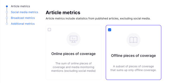 offline pieces of coverage