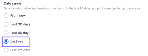 print query date range