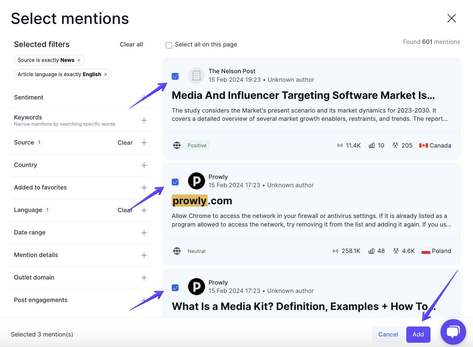 How do I create a PR report