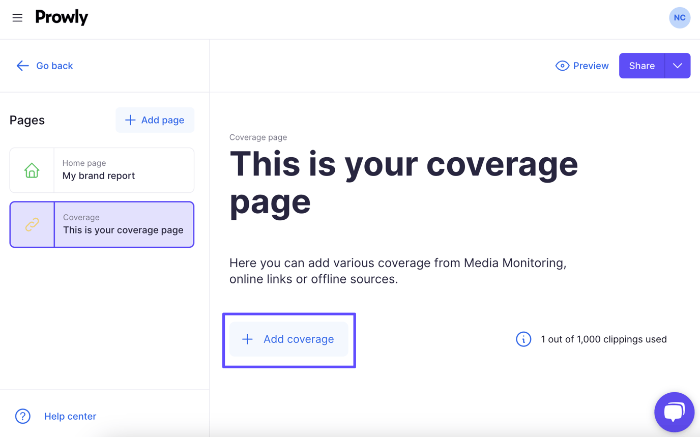 How do I create a PR report